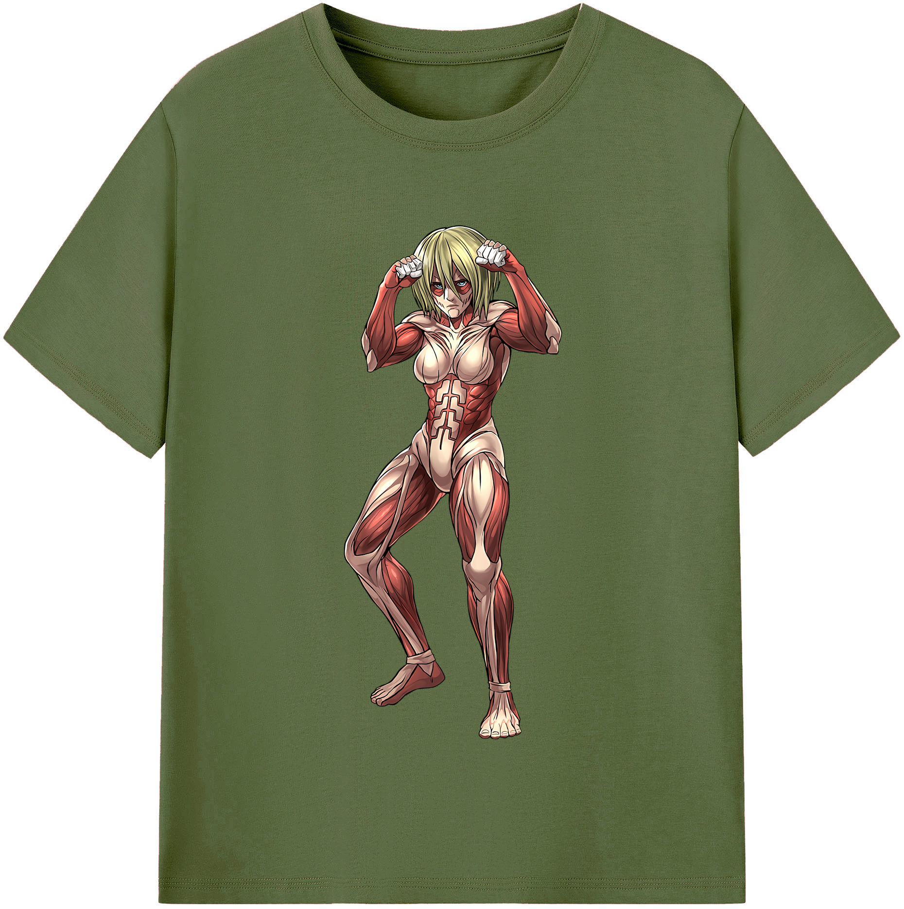 （画像用） 進撃の巨人 Attack on Titan 綿100％半袖Tシャツ（フロントプリント）